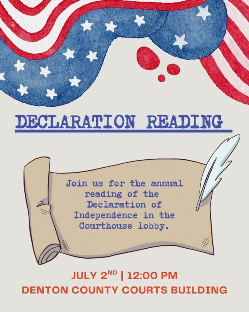 Declaration reading