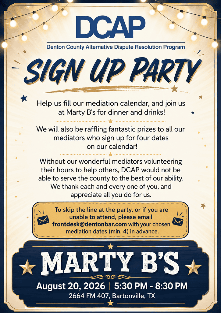 Sign Up Party